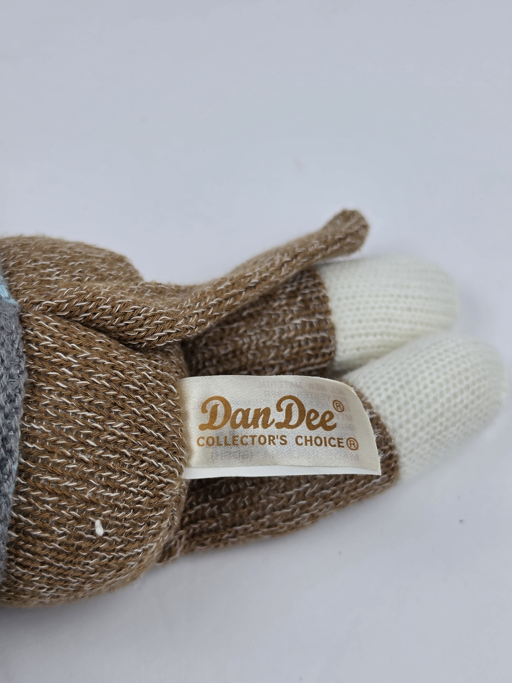 Dan Dee Collector’s Choice Sock Monkey Plush Blue Striped Sweater Stuffed Animal - Picture 8 of 9